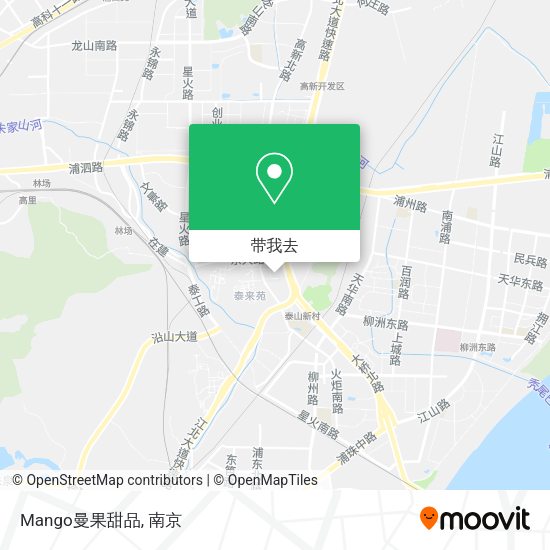 Mango曼果甜品地图