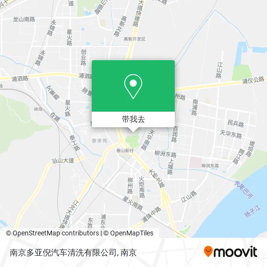 南京多亚倪汽车清洗有限公司地图