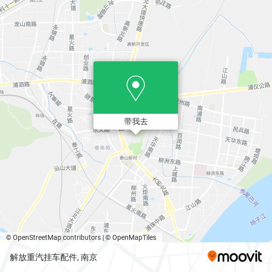 解放重汽挂车配件地图