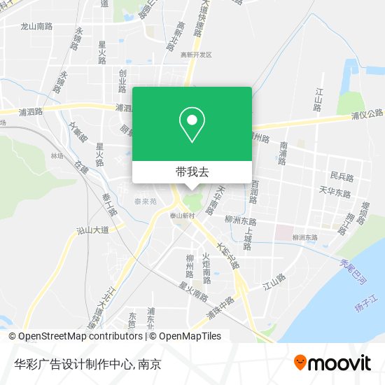 华彩广告设计制作中心地图