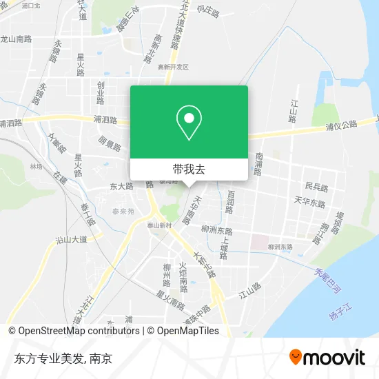 东方专业美发地图