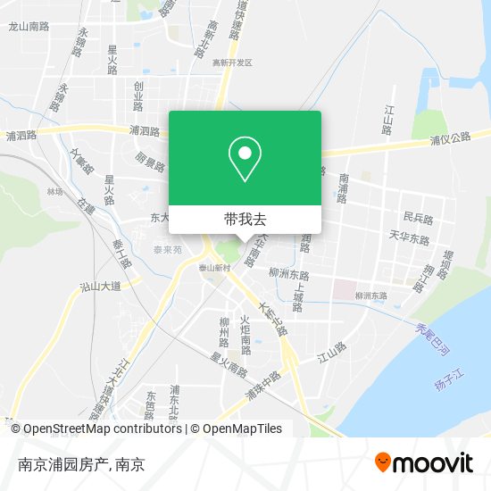 南京浦园房产地图