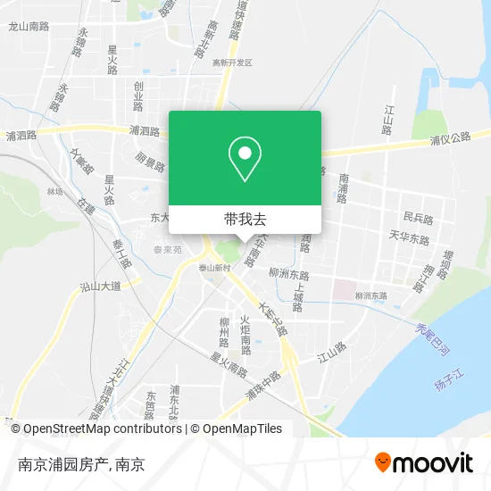 南京浦园房产地图