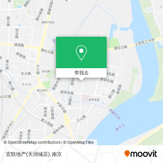 宏联地产(天润城店)地图