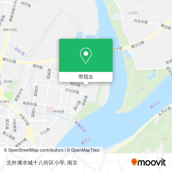 北外滩水城十八街区小学地图