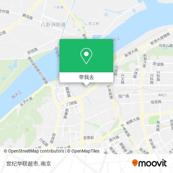 世纪华联超市地图