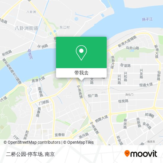 二桥公园-停车场地图