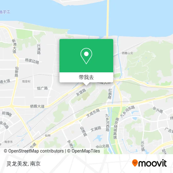灵龙美发地图