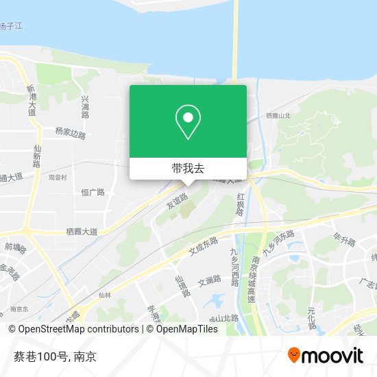 蔡巷100号地图