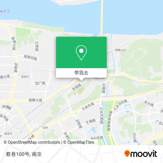 蔡巷100号地图