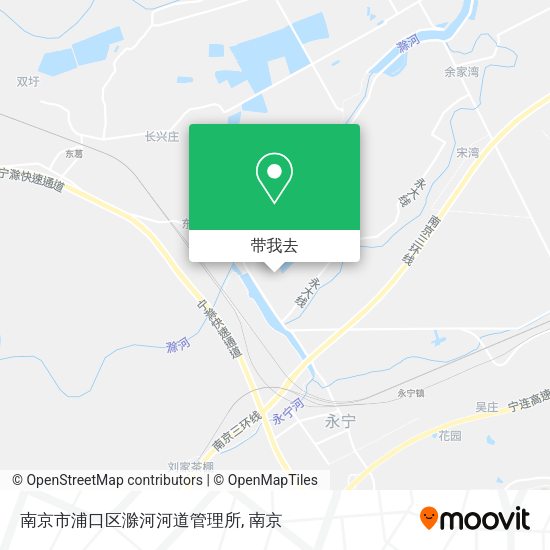 南京市浦口区滁河河道管理所地图