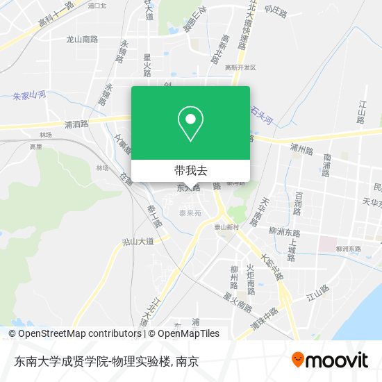 东南大学成贤学院-物理实验楼地图