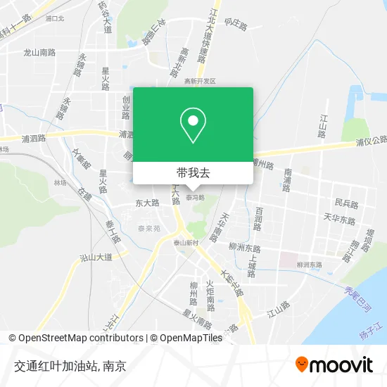 交通红叶加油站地图