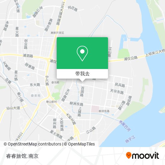 睿睿旅馆地图