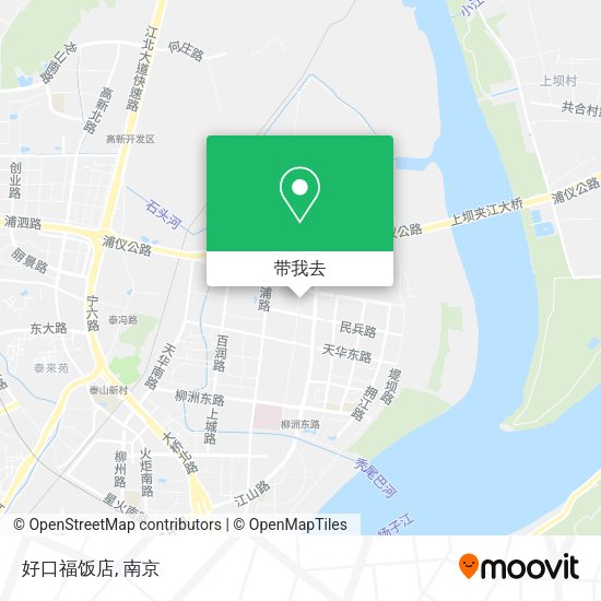 好口福饭店地图