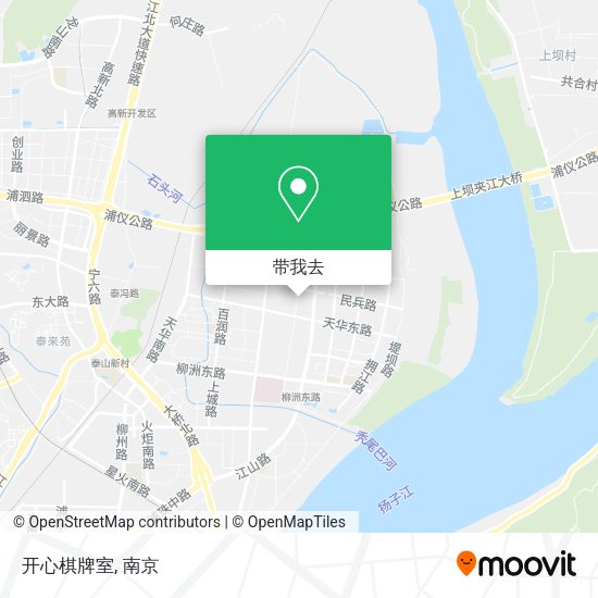 开心棋牌室地图
