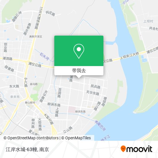 江岸水城-63幢地图