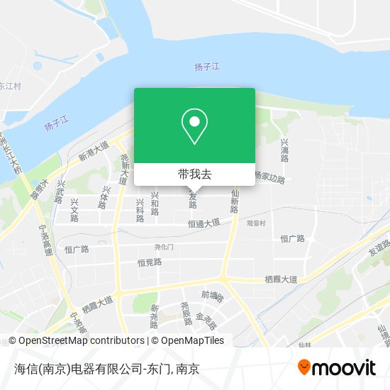 海信(南京)电器有限公司-东门地图