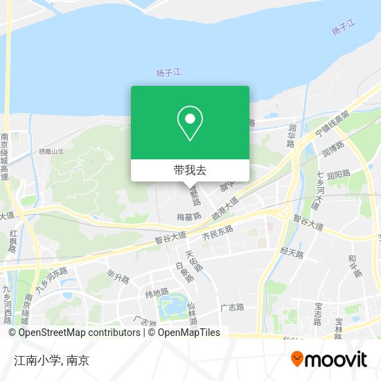 江南小学地图