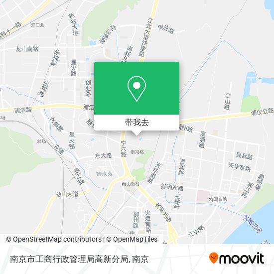 南京市工商行政管理局高新分局地图
