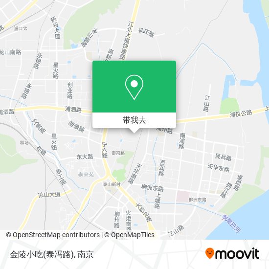 金陵小吃(泰冯路)地图