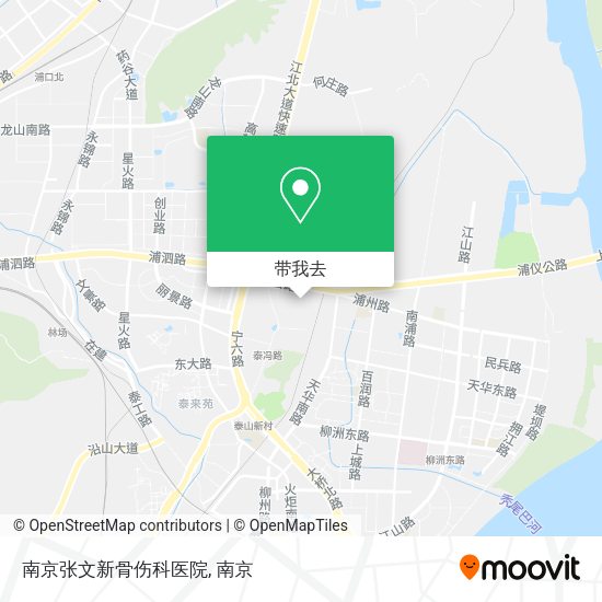 南京张文新骨伤科医院地图