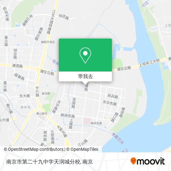 南京市第二十九中学天润城分校地图