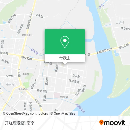开红理发店地图
