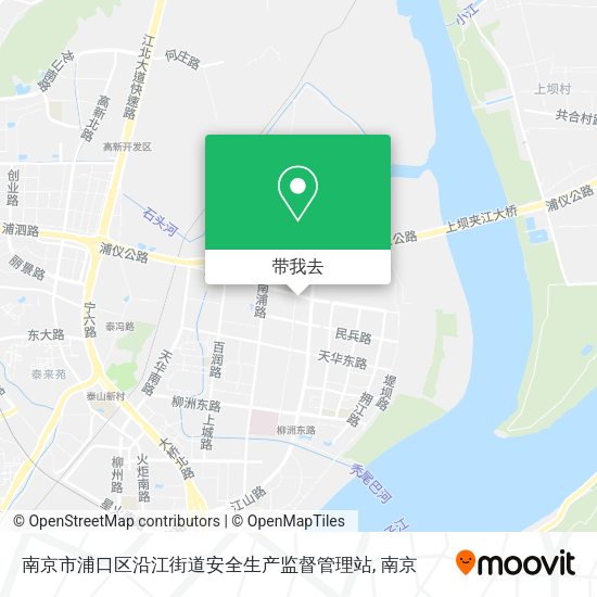 南京市浦口区沿江街道安全生产监督管理站地图