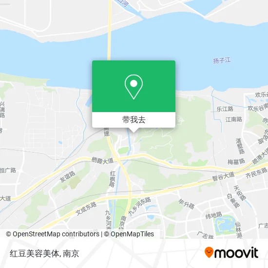 红豆美容美体地图