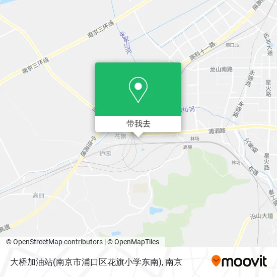 大桥加油站(南京市浦口区花旗小学东南)地图