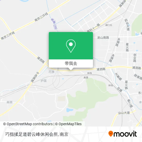 巧指揉足道碧云峰休闲会所地图