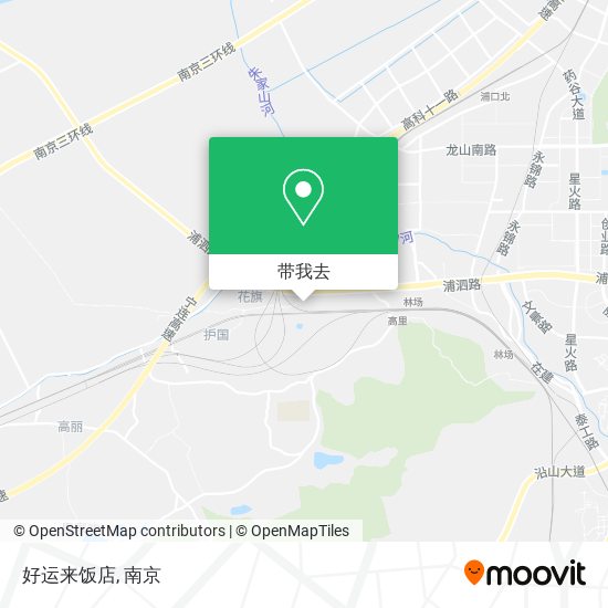 好运来饭店地图