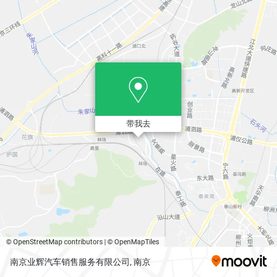 南京业辉汽车销售服务有限公司地图