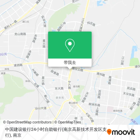中国建设银行24小时自助银行(南京高新技术开发区支行)地图