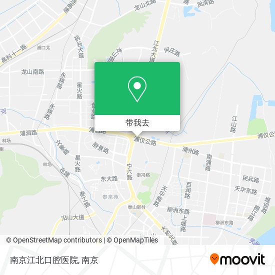 南京江北口腔医院地图