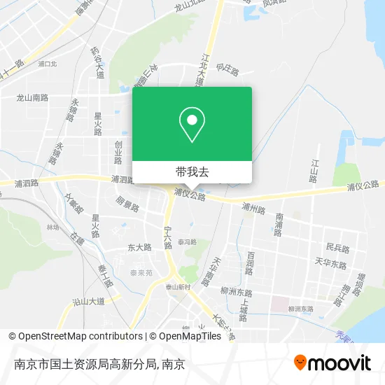 南京市国土资源局高新分局地图