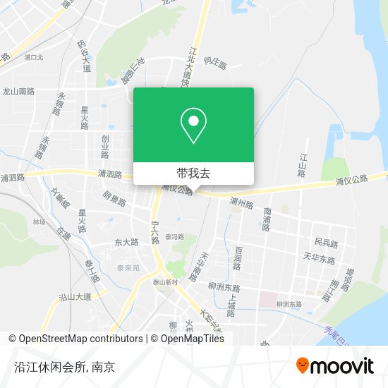 沿江休闲会所地图