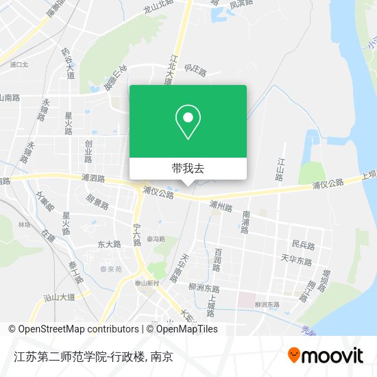 江苏第二师范学院-行政楼地图