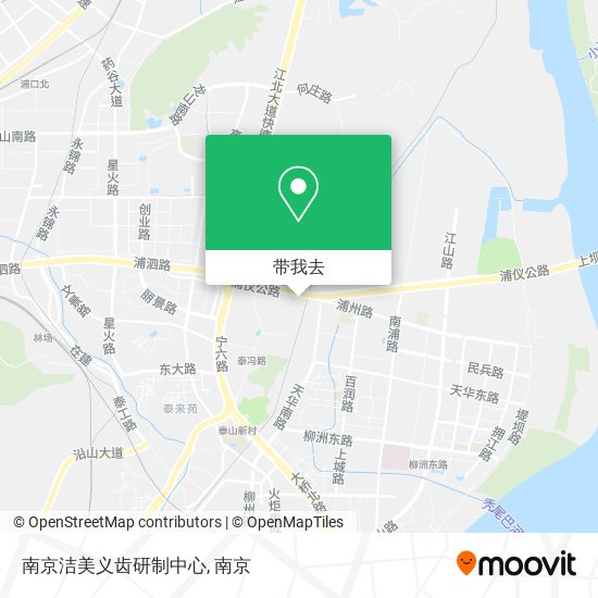 南京洁美义齿研制中心地图