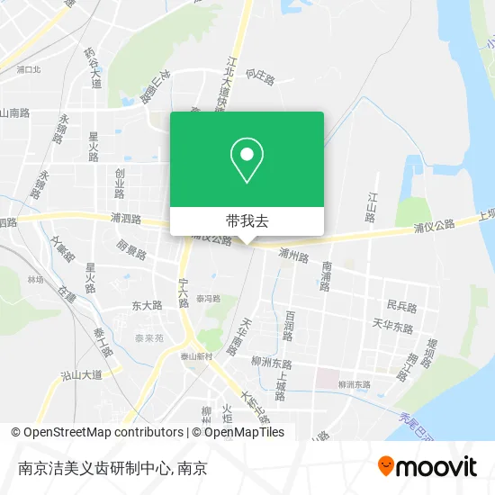 南京洁美义齿研制中心地图