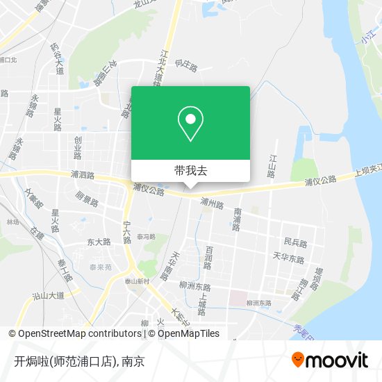 开焗啦(师范浦口店)地图