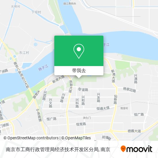 南京市工商行政管理局经济技术开发区分局地图