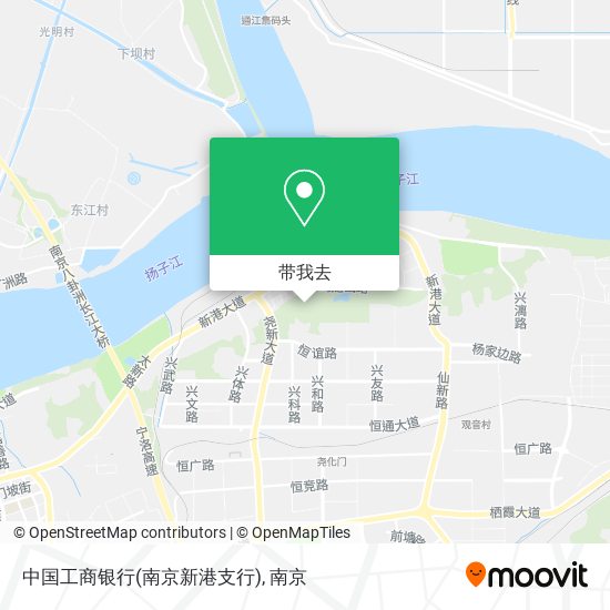 中国工商银行(南京新港支行)地图