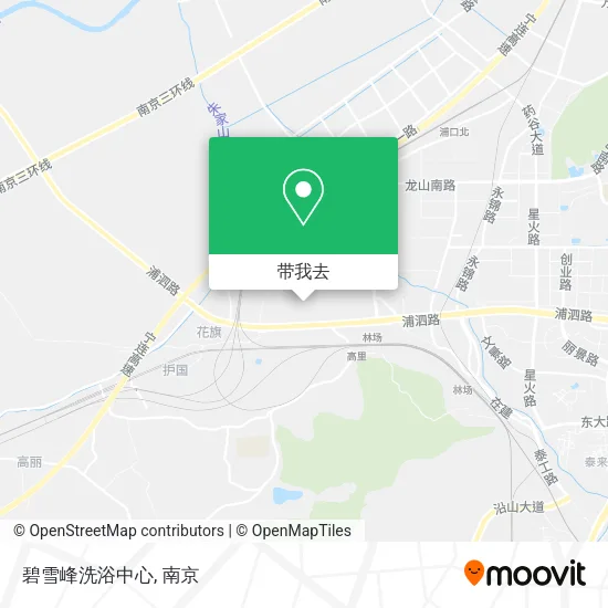 碧雪峰洗浴中心地图