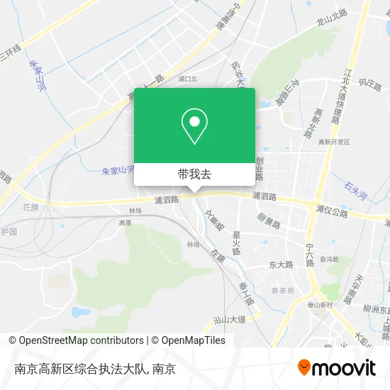 南京高新区综合执法大队地图