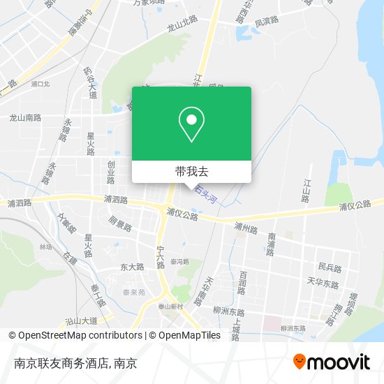 南京联友商务酒店地图