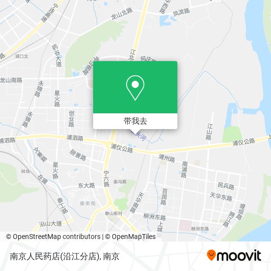 南京人民药店(沿江分店)地图