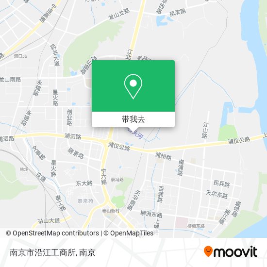 南京市沿江工商所地图