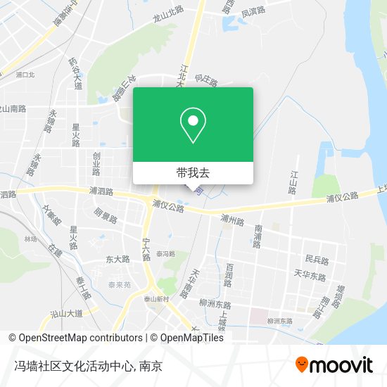 冯墙社区文化活动中心地图